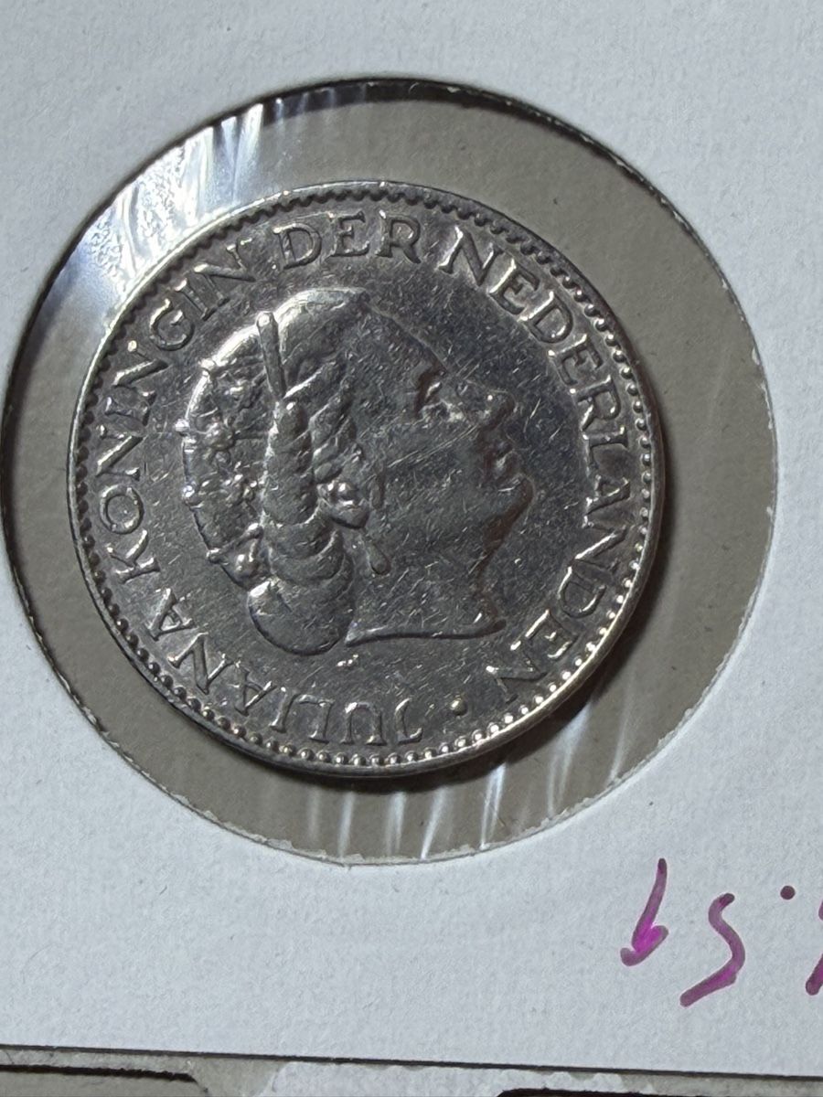 Tutti le monete: Pays-Bas - 1 gulden - 1957 - AG  – Usato da Payerne venduto da Mike1682 1