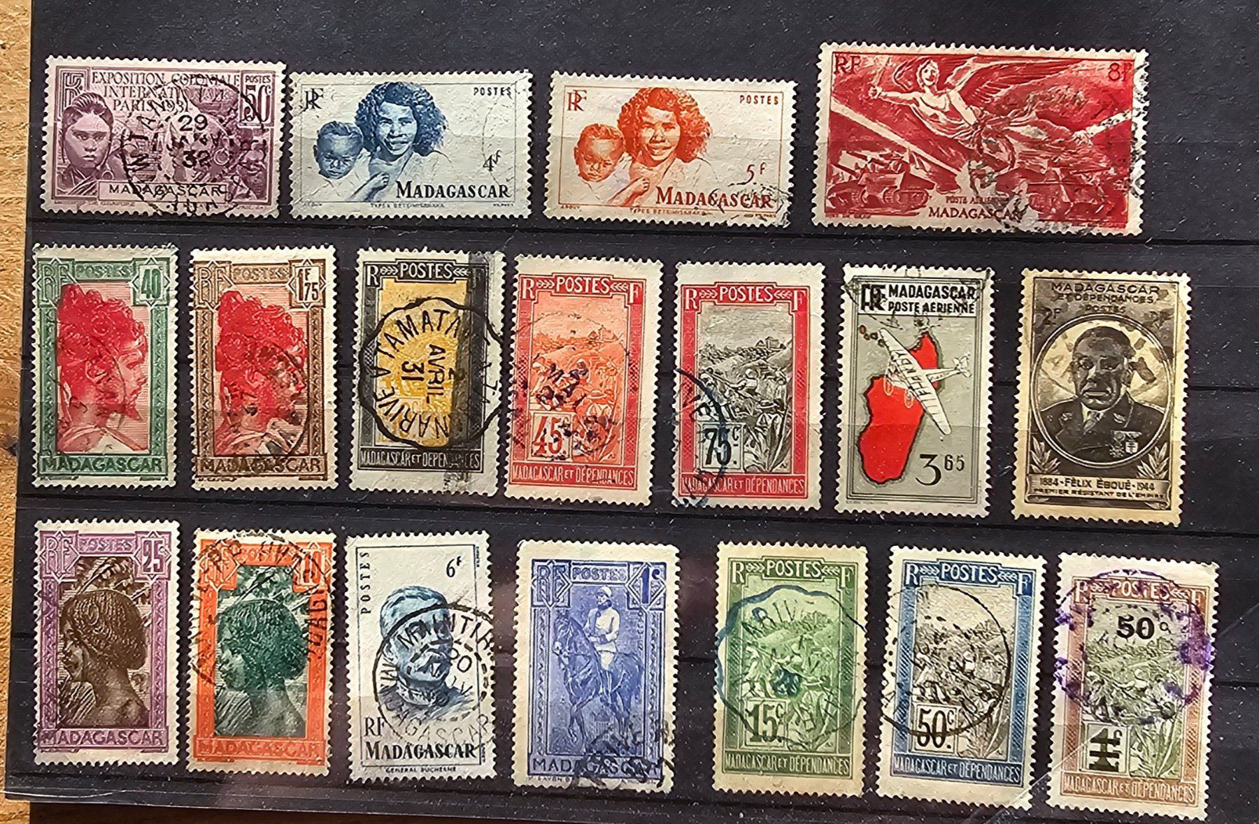Tutti i francobolli: Colonies françaises - Madagascar – Nuovo (secondo la descrizione) da Les Valettes venduto da Nuba1