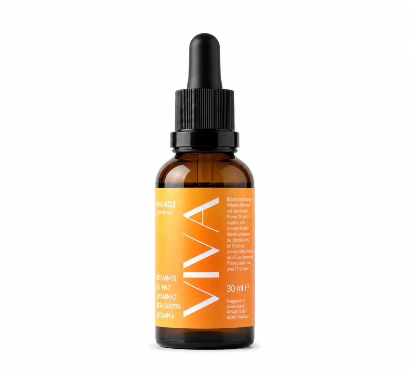 Cibi & Specialità: VIVA Vitamine D3 K2 A Tropfen 30ml neu versiegelt – Nuovo e nell'imballaggio originale da Neuhausen venduto da rmu_lfw5