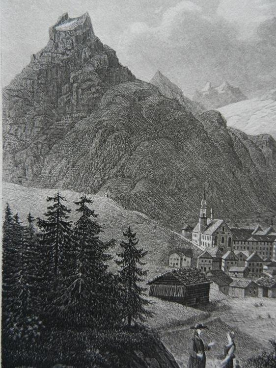 Incisioni: Engelberg gegen den Titlis – Usato da Risch venduto da Rischli15 3