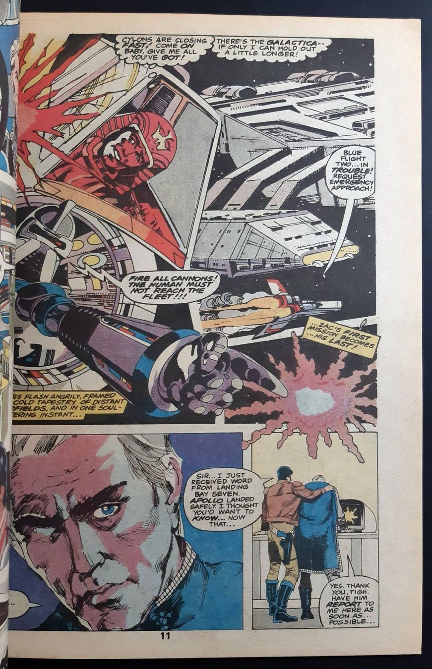 Fumetti: BATTLESTAR GALACTICA MARVEL SUPER SPECIAL #8 TREASURY SIZE‪ – Usato da Lugano venduto da YouWantUS 7