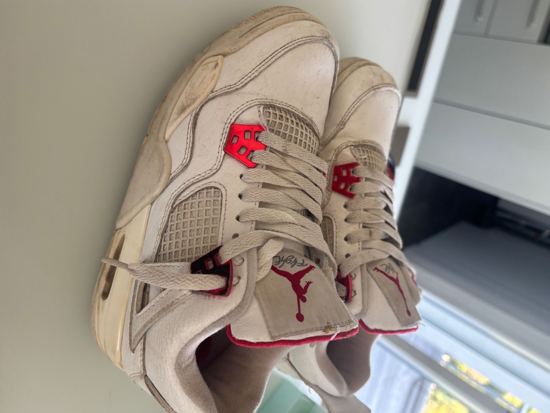 Jordan Scarpe da uomo: Jordan 4 red metallic red – Usato da Kallern venduto da Divina3 1