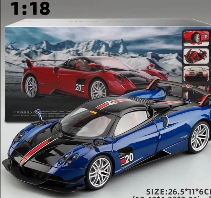 1:18 Pagani Huayra BC Modello sportivo in lega Diecast in