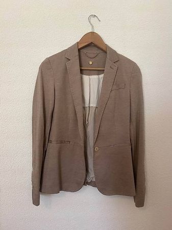 Massimo Dutti Blazer, beige, Grösse 38