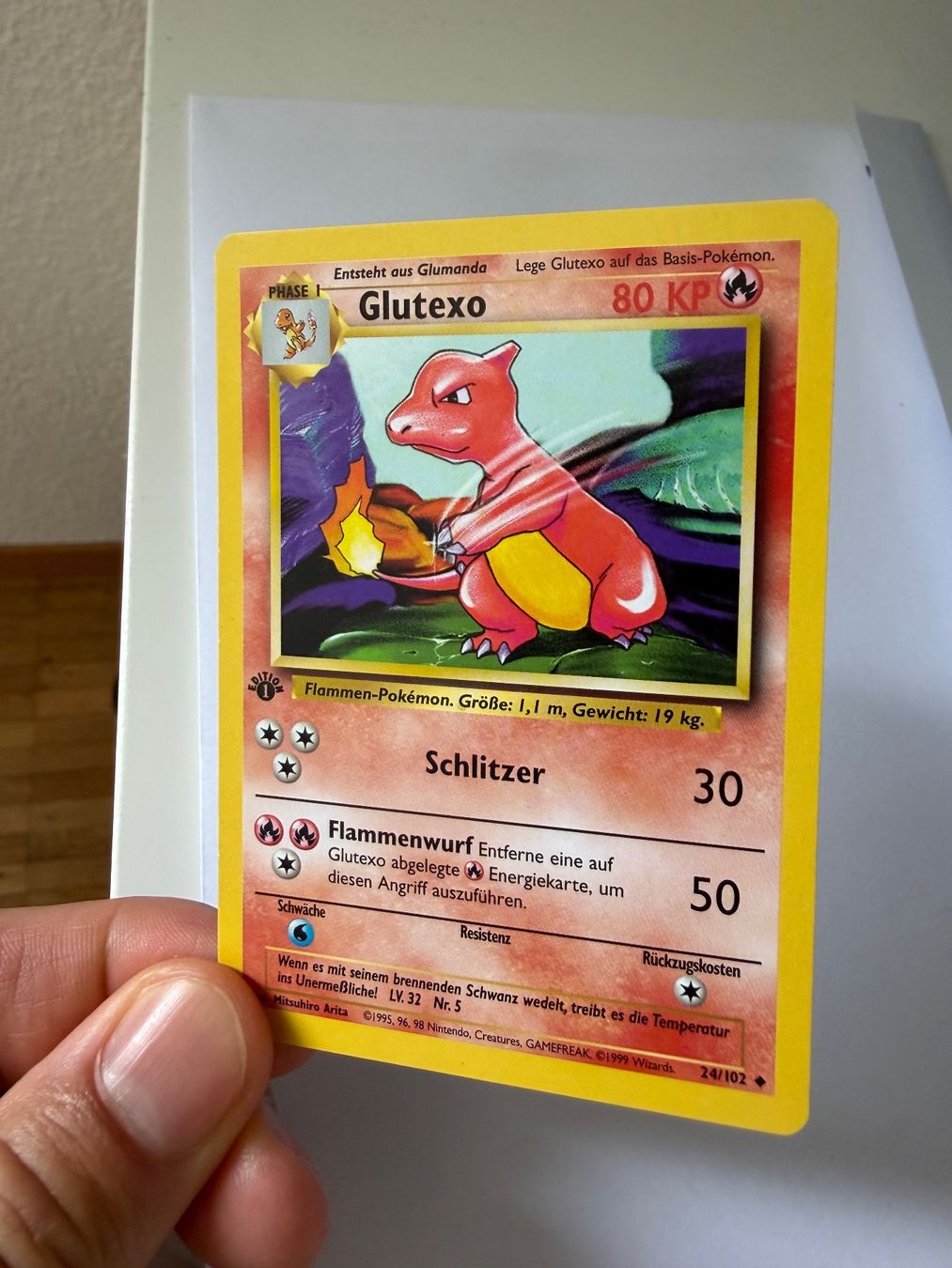 Pokémon Carte collezionabili: Glutexo 1. Edition Base Set Mint ab 1.-!! – Usato da Kesswil venduto da tim_t2rm 2