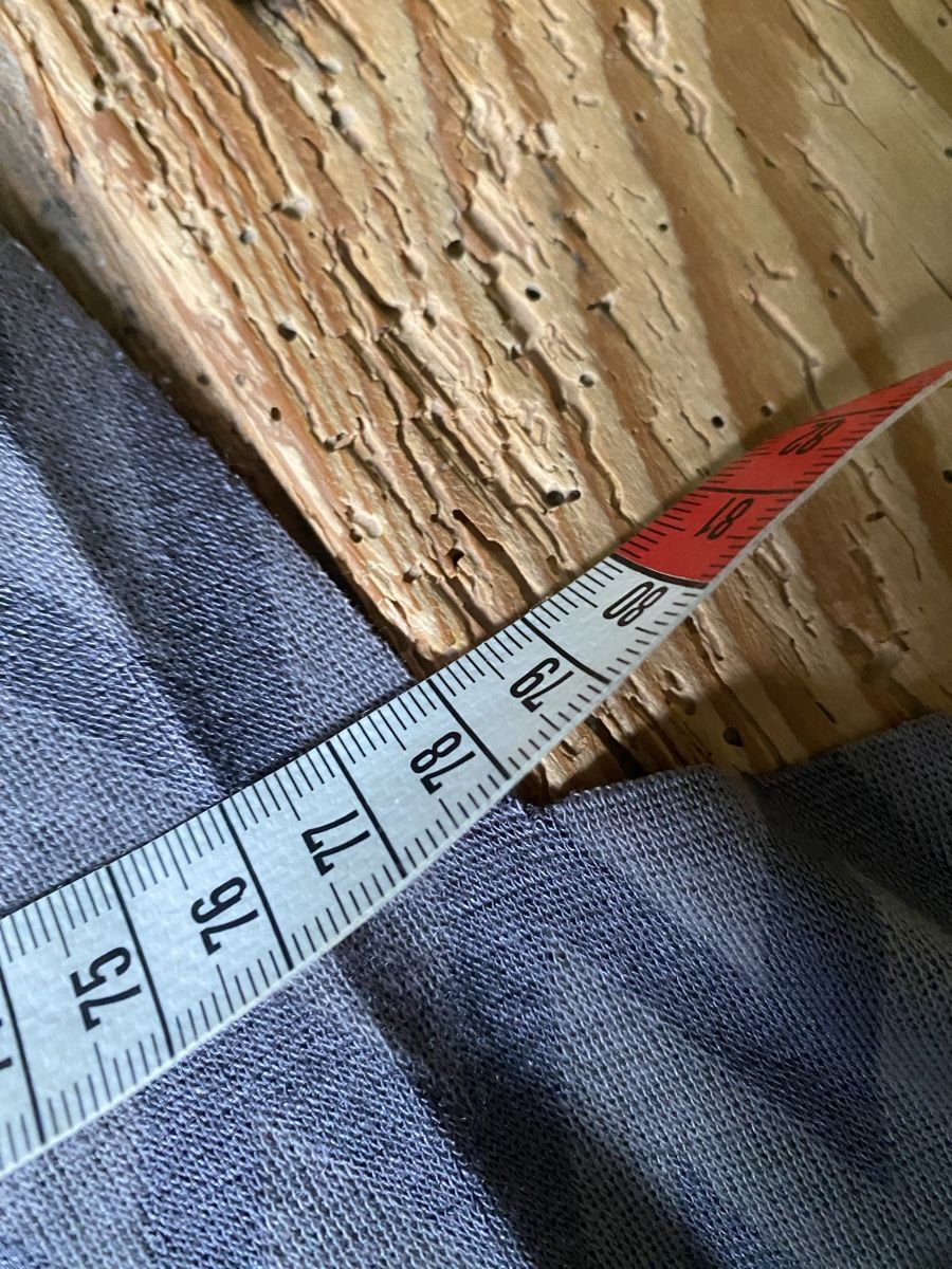 Tessuti: Viskose-Strick Stoff/Stoffrest grau, 80 x 100 cm plus Rest – Nuovo (secondo la descrizione) da Wohlenschwil venduto da SmokyAnnie 2