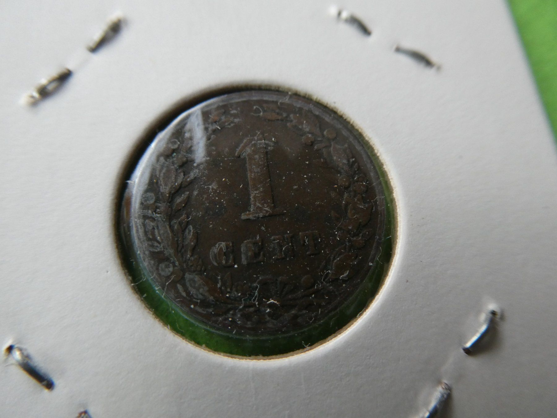 Alle Münzen: Niederlande 1880, 1 Cent – Gebraucht aus Hinterforst von Rohusri 1