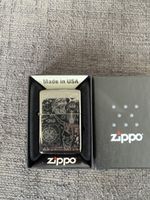 Zippo authentique et rare avec motif carte marine - État neu