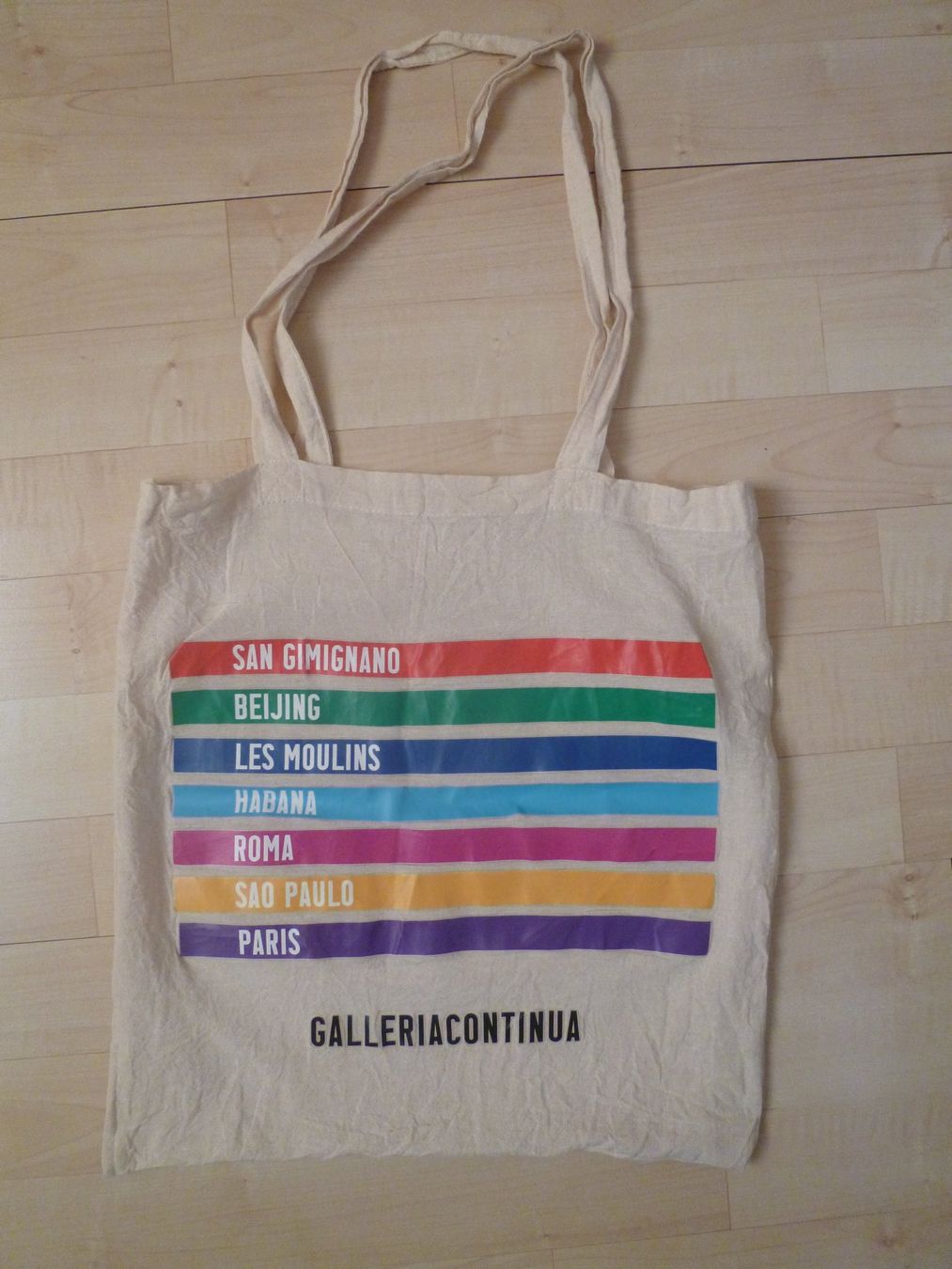 Borse: coole Stofftasche galleriacontinua – Usato da Dättlikon venduto da Mamakuga 2