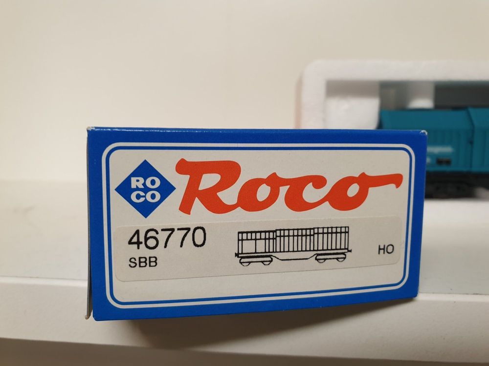 ROCO H0 Teleskophaubenwagen Set - 2er Set ÖBB Epoche VI