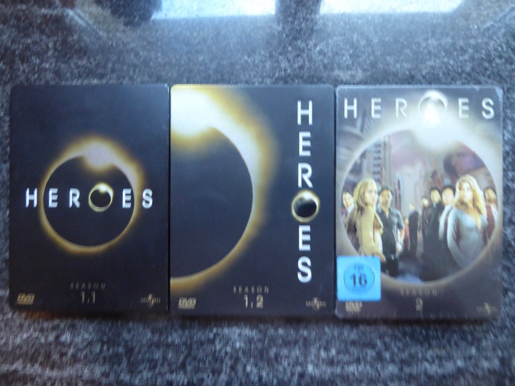 Alle DVDs: 3 DVD's HEROES – Gebraucht aus Zürich von Chaeffeler