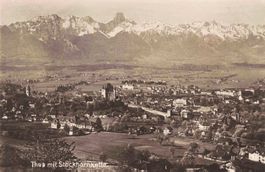 Thun mit stockhornkette