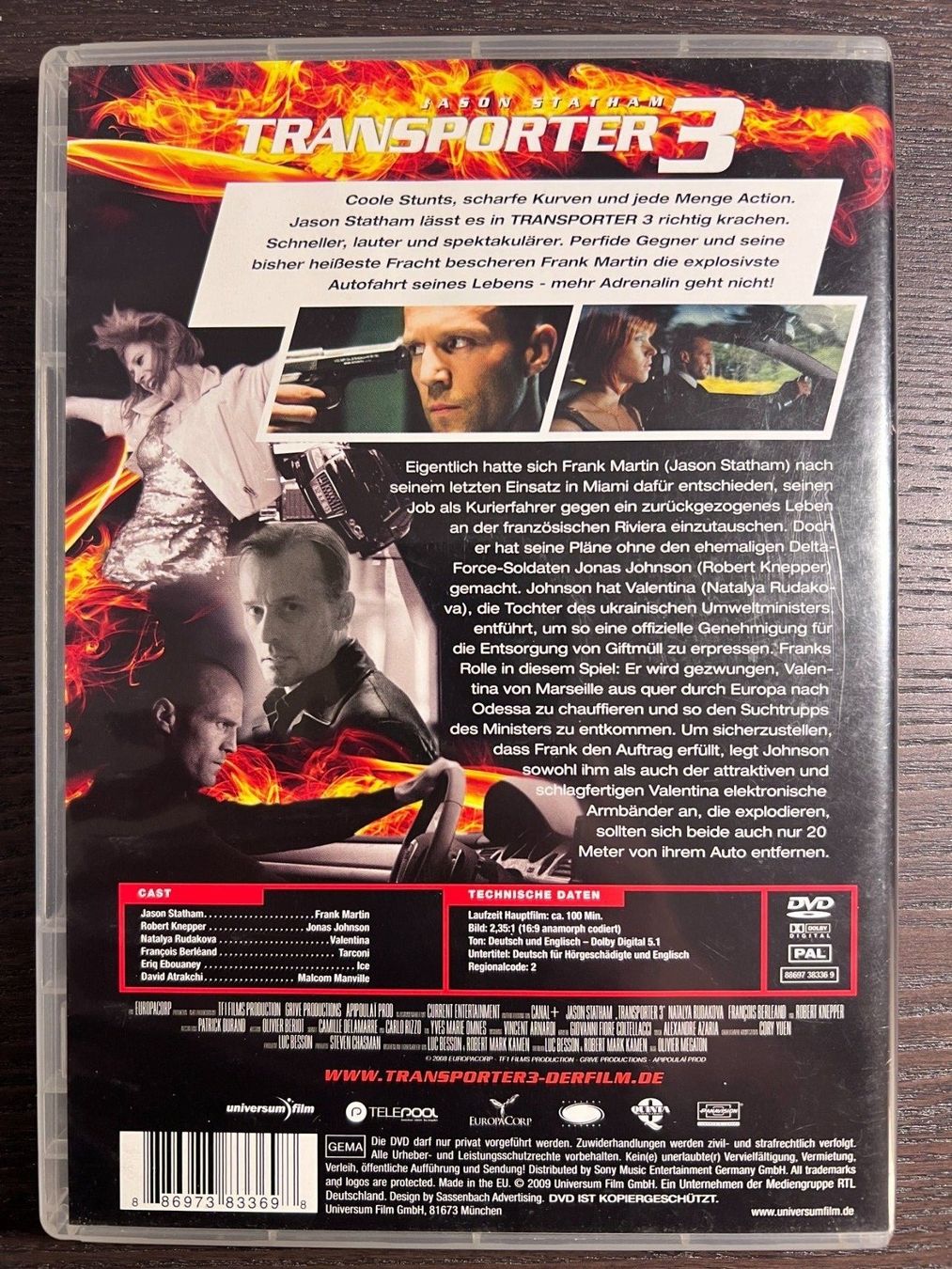 Tutti i DVDs: Transporter 3 – Usato da Zürich venduto da FilmFreunde 1