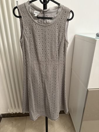 Armani Collezioni, abito grigio traforato, taglia IT40 NUOVO