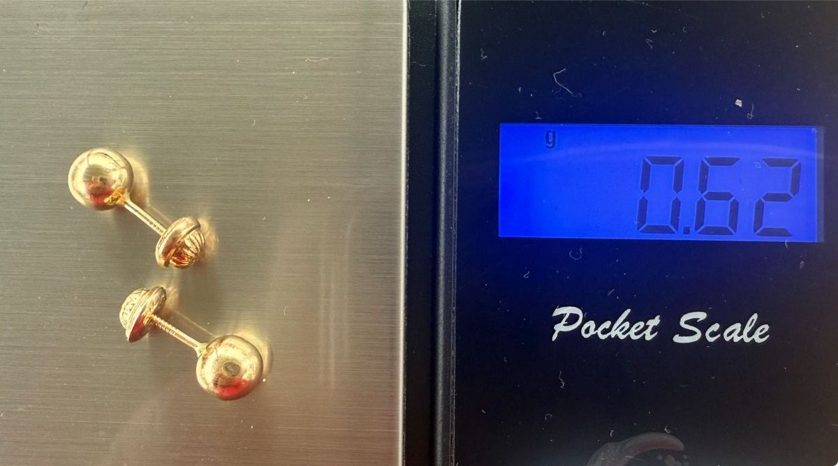 Piercingschmuck: Goldstecker 18 Karat – Neu (gemäss Beschreibung) aus Langendorf von samboni
