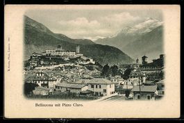 Bellinzona, Teilansicht mit Pizzo Claro