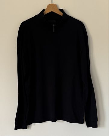 CARLO COLUCCI Pullover Herren Gr. M Schwarz 