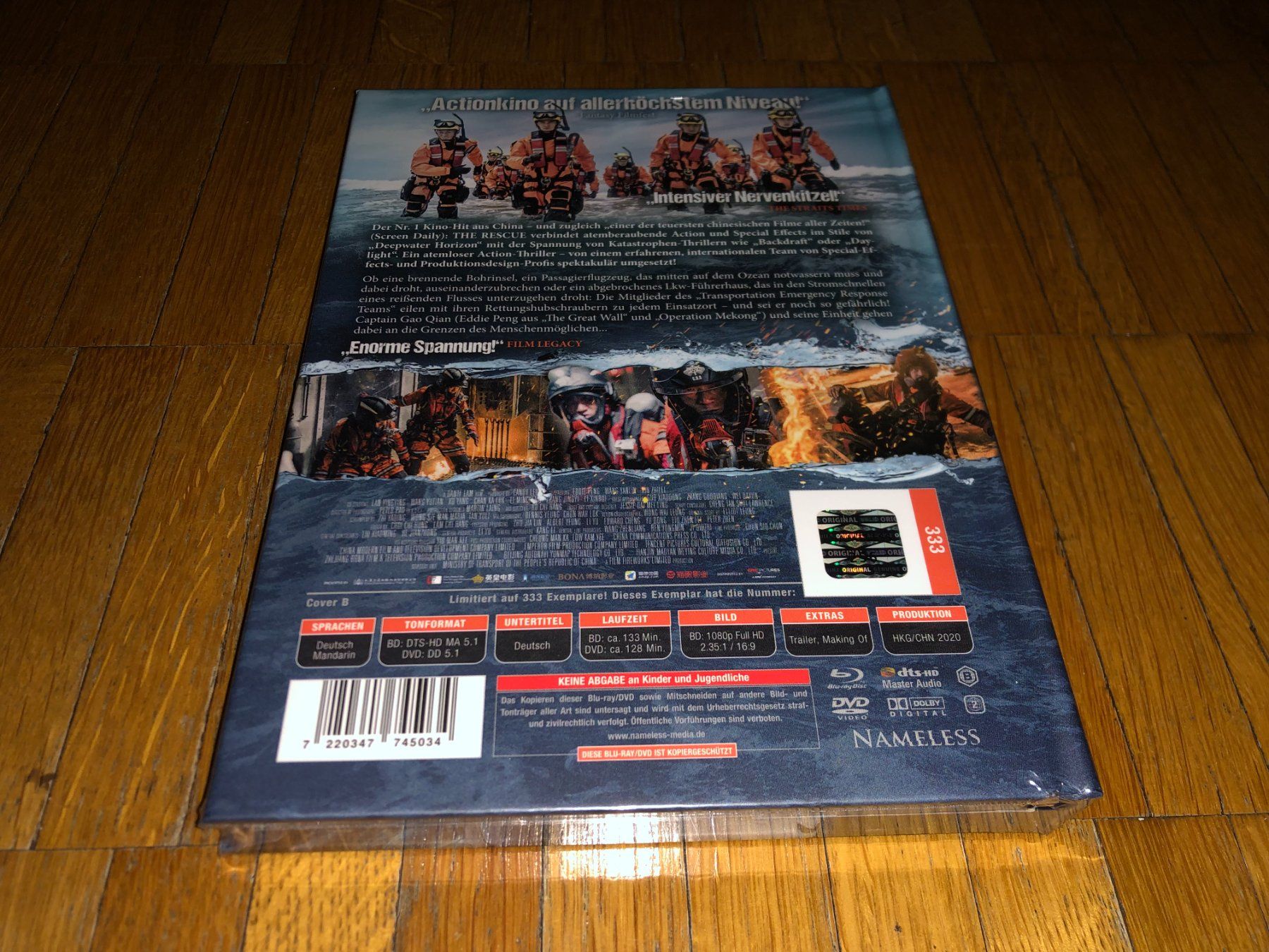 Tutti i DVDs: The Rescue - MEDIABOOK - B - UNCUT – Nuovo e nell'imballaggio originale da Basel venduto da havsok 1