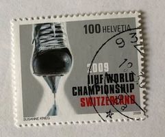 Nr.1301 EISHOCKEY-WELTMEISTERSCHAFT 2009 GESTEMPELT  