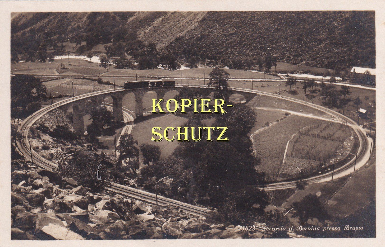 Cartoline postali: Bernina-Bahn bei Brusio /az – Usato da Hombrechtikon venduto da Rudolf07