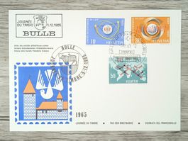 TR10 Carte Postale + Timbre Suisse 1965
