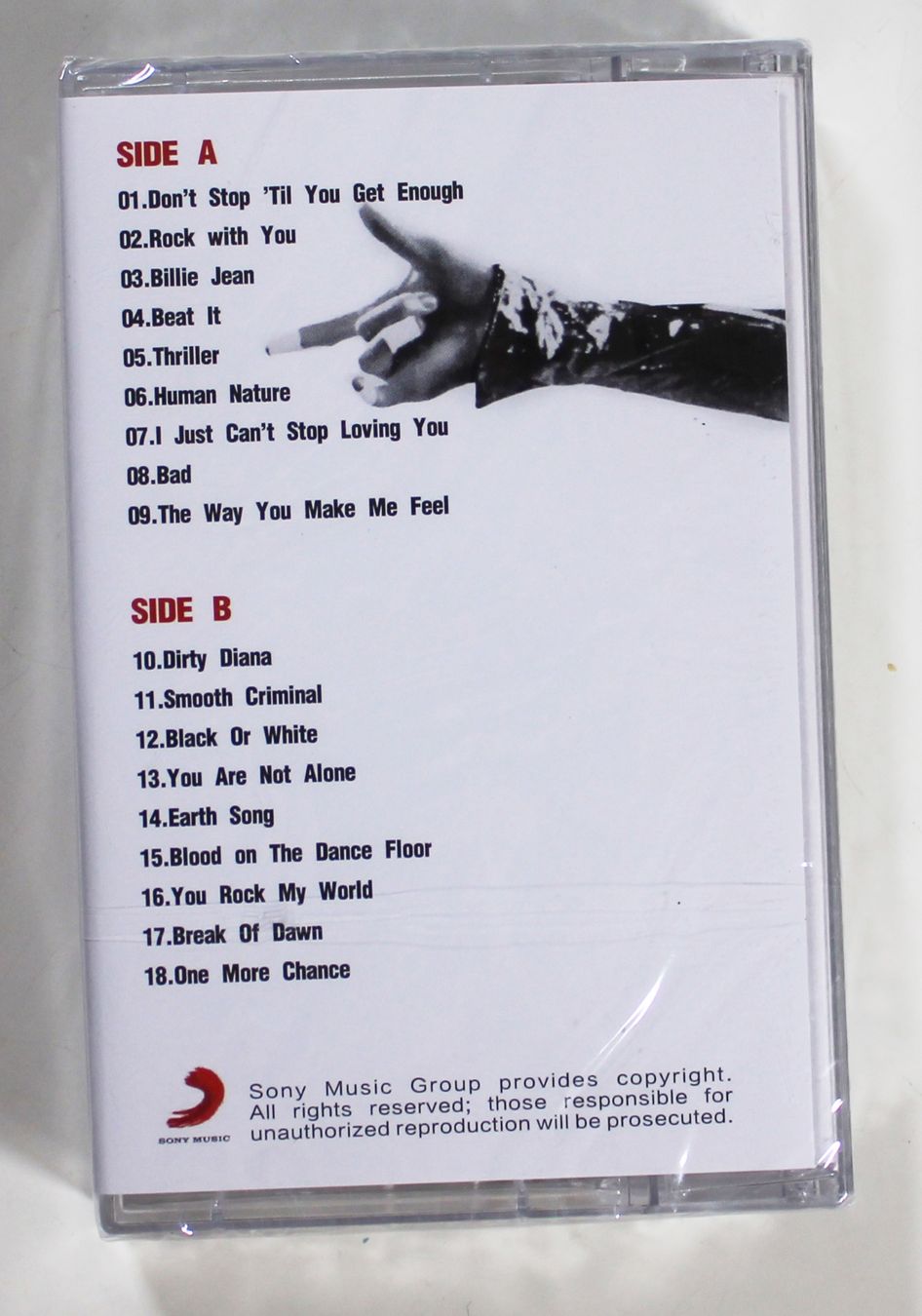 Musicassette: MICHAEL JACKSON - NUMBER ONES Kassette NEU&OVP – Nuovo e nell'imballaggio originale da Brüttisellen venduto da Collector-Corner 1