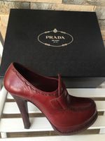 Prada Pumps Burgundy Grösse 38.5
