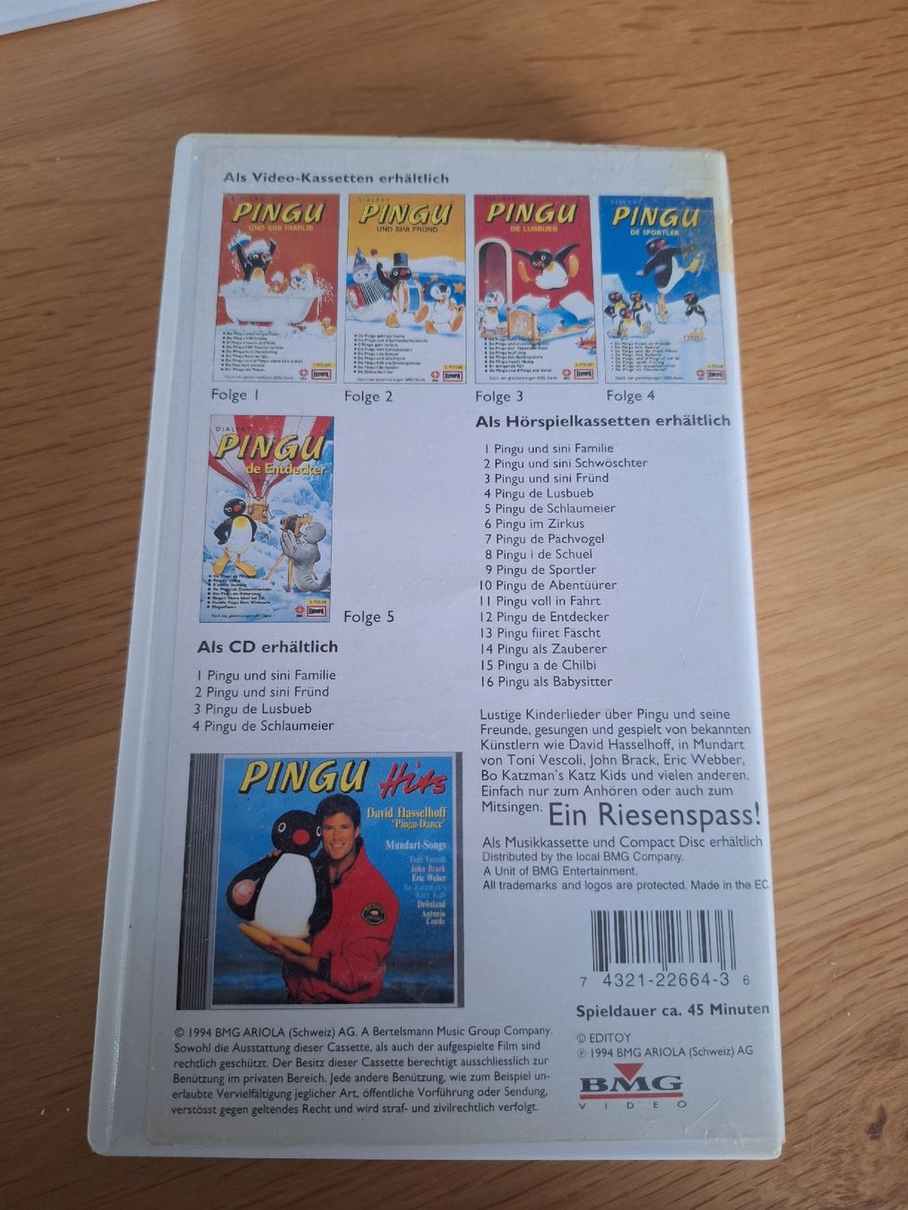 Tutti i VHS: VHS Pingu – Usato da Wanzwil venduto da chlinih93 1