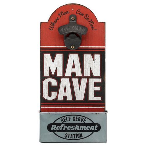 Altro per la casa: Man Cave Wandflaschenöffner – Nuovo (secondo la descrizione) da Schalunen venduto da schwabspielautomaten
