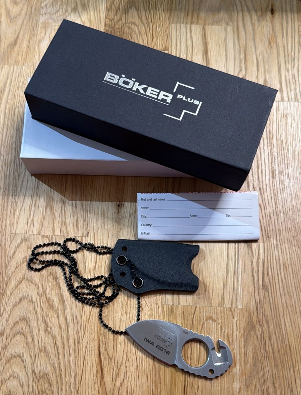 Accessori: BÖKER PLUS IWA 2016 MESSER – Nuovo e nell'imballaggio originale da Zürich venduto da Frei-Occasionen 3