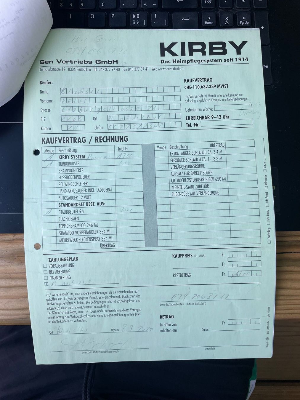Kirby Aspirapolveri & Accessori: Kirby Avalir 2 – Usato da Winterthur venduto da boxi01 6