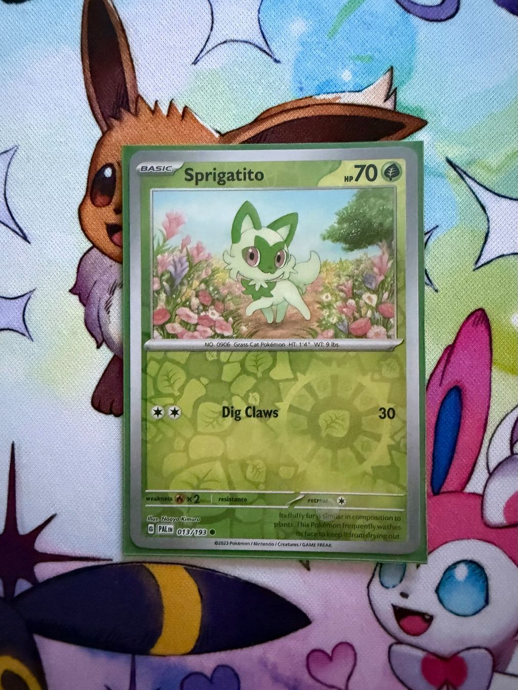 Pokémon Carte collezionabili: Pokemon Sprigatito Reverse Holo 013/193 PAL – Usato da Grindelwald venduto da TSG-G-Town
