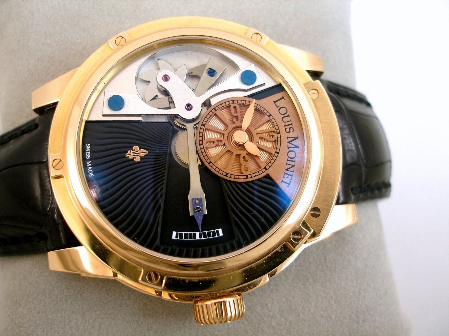 Orologi: LOUIS MOINET TEMPOGRAPH 18K REF. LM.13.65.51 AUTOMATIK NEUE – Nuovo (secondo la descrizione) da Zürich venduto da SWISSTIMEARTS-AG 3