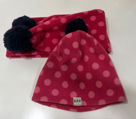 GAP Set: Mütze und Schal mit Pünktli, Gr. One Size