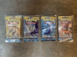 Pokemon Sun & Moon Base Artset (4 Booster) EN
