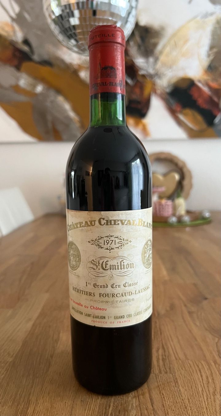 Vino: 1 Fl. Cheval Blanc 1971 – Nuovo e nell'imballaggio originale da Birmensdorf ZH venduto da Zielasco