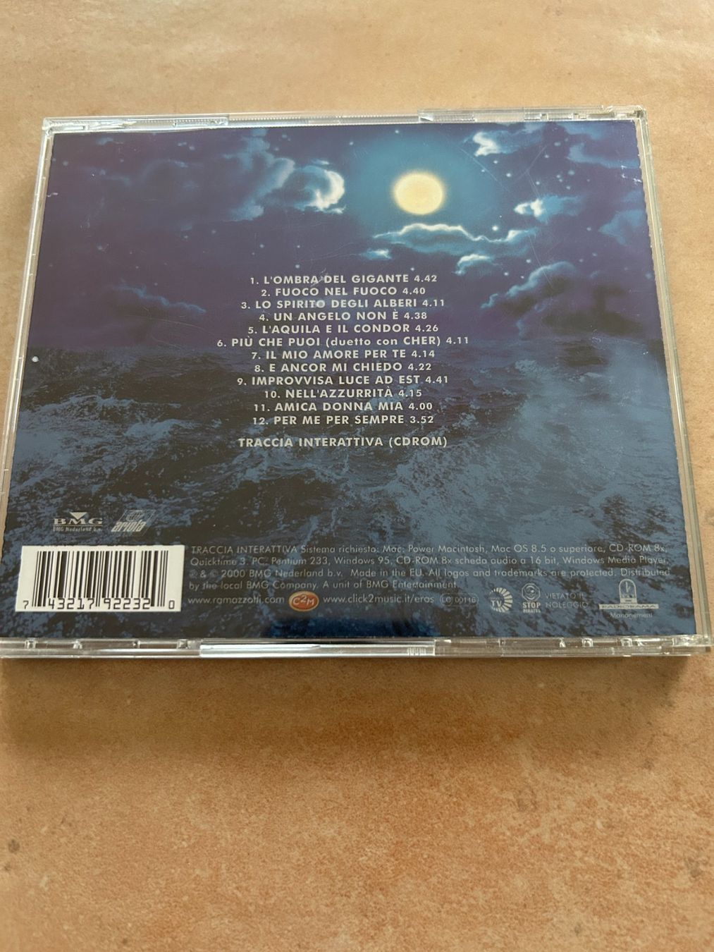CD: Eros Ramazzotti Stil elibero – Usato da Wiggiswil venduto da Cwi0 1