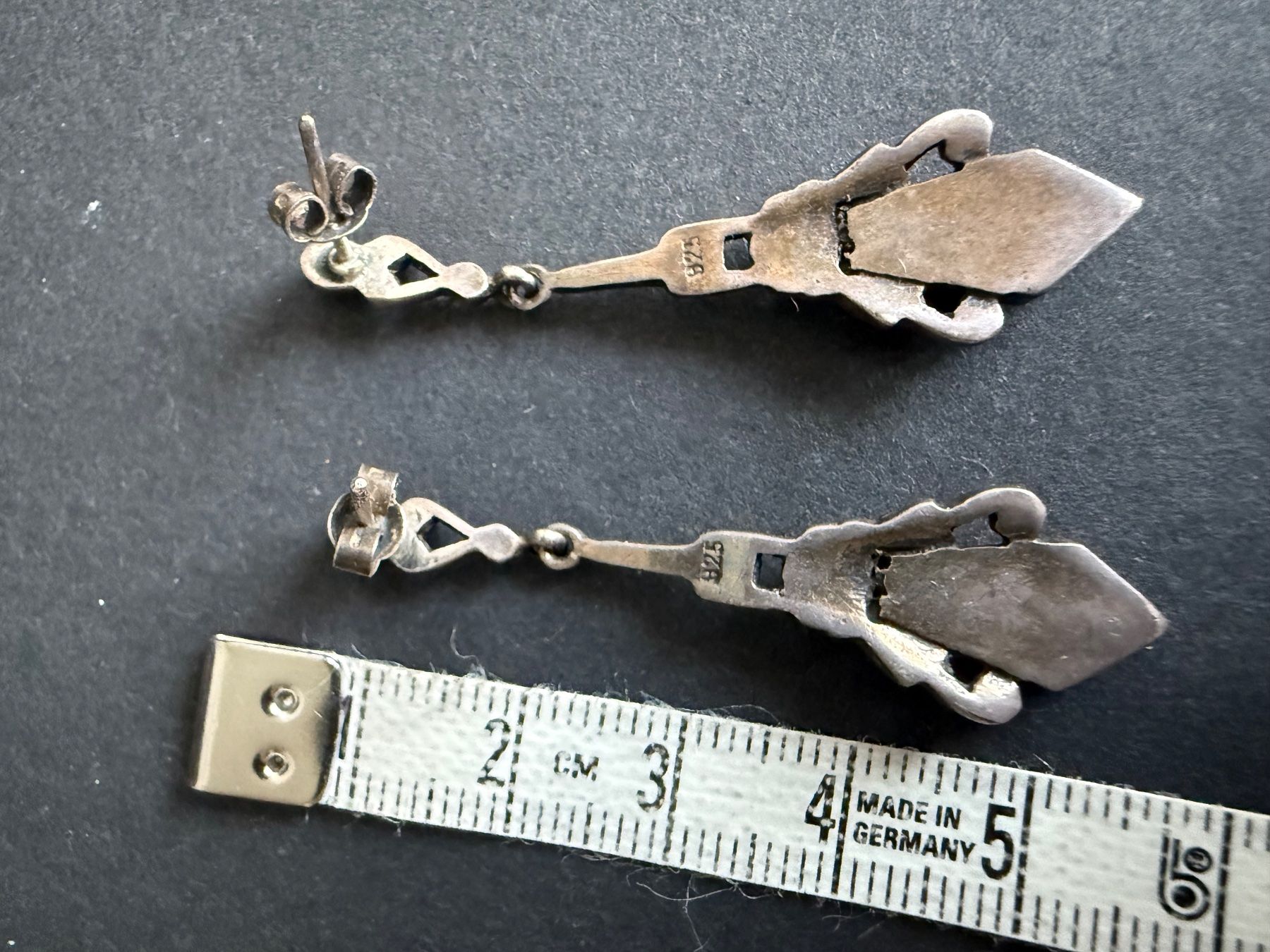 Orecchini pendenti & Orecchini a lobo: Antike Art Deco Silber Ohrstecker 925 – Usato da Spiegel b. Bern venduto da Rogger72 4