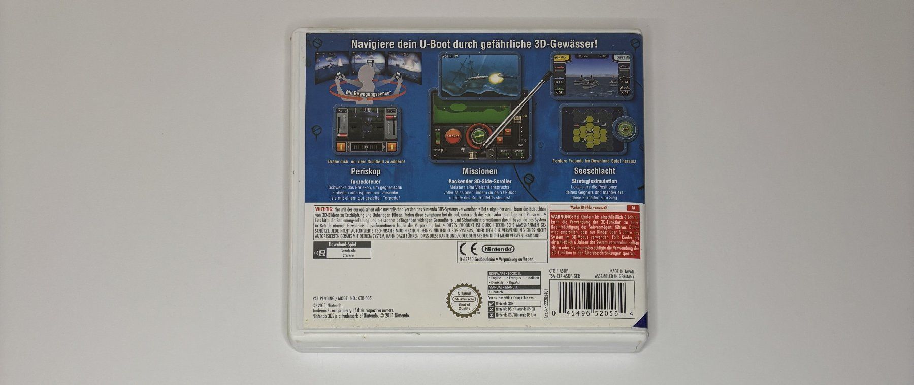 Nintendo Giochi: 3DS - Steel Diver – Usato da Allschwil venduto da Bullach 2