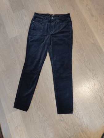 Massimo Dutti Samthose schwarz, kaum getragen