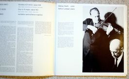 Sidney Harth violin recital: Brahms Schubert Kreisler LP