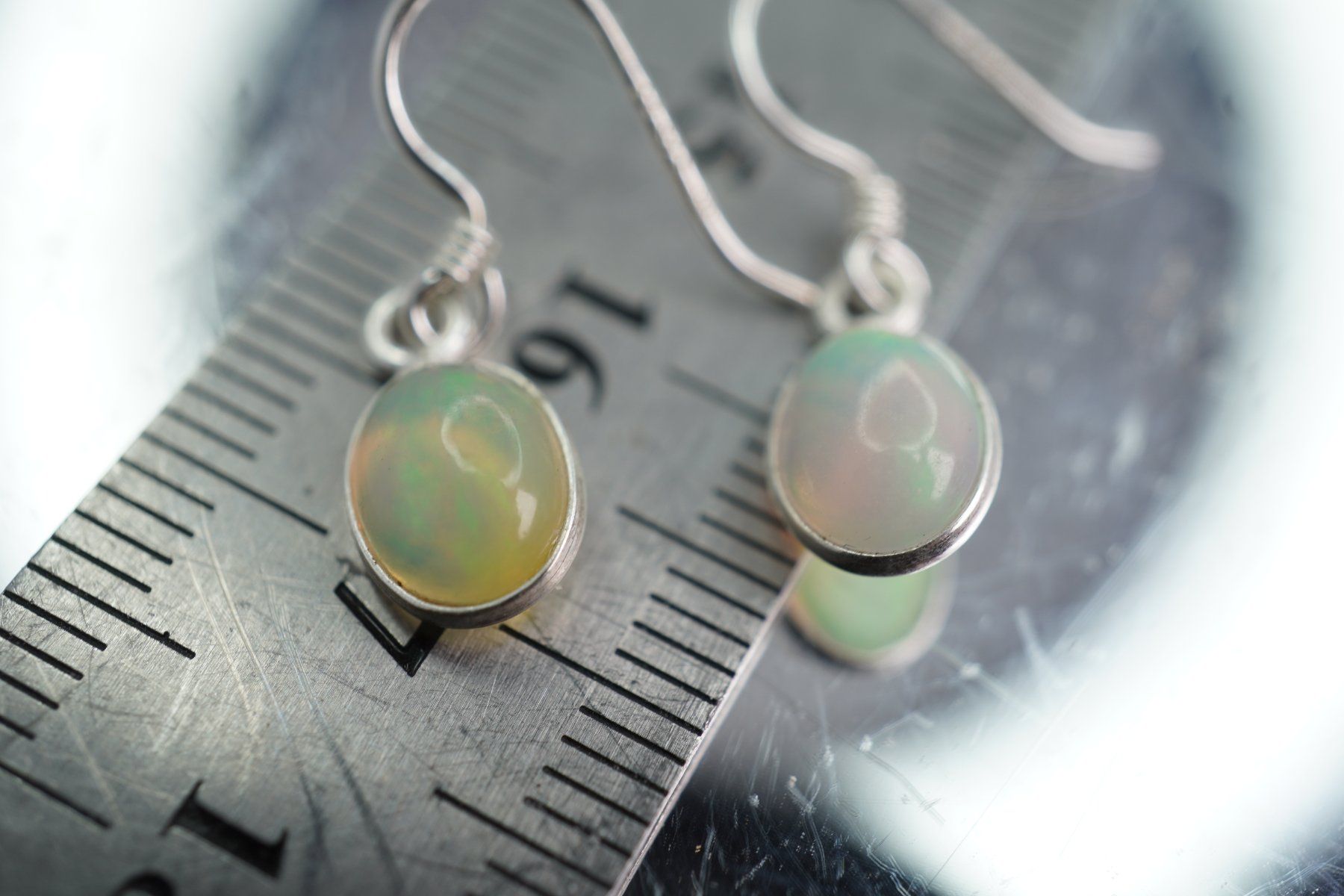 Orecchini pendenti & Orecchini a lobo: Opal      Ohrhänger Silber Sehr Schön – Nuovo e nell'imballaggio originale da Eschenbach SG venduto da topstone 2