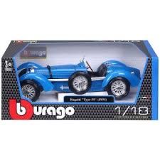 Bugatti Modellini d'auto: BUGATTI TYPE 59 1934 BLAU 1:18 BBURAGO – Nuovo e nell'imballaggio originale da Suhr venduto da Moebelsiralfred 2