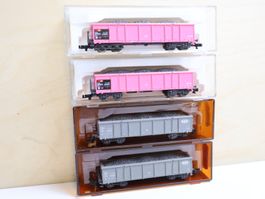 ROCO 4 x SBB Hochbordwagen - Set Spur N Eaos