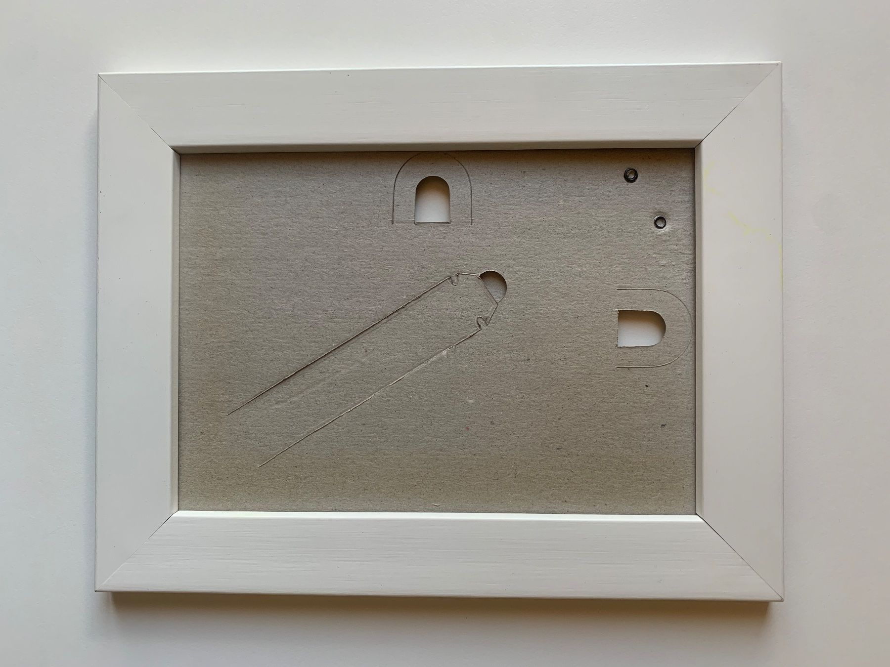 Ikea Cornici: weisser Bilderrahmen, 11.5 x 16.5 cm – Usato da Zürich venduto da Leonieonie.