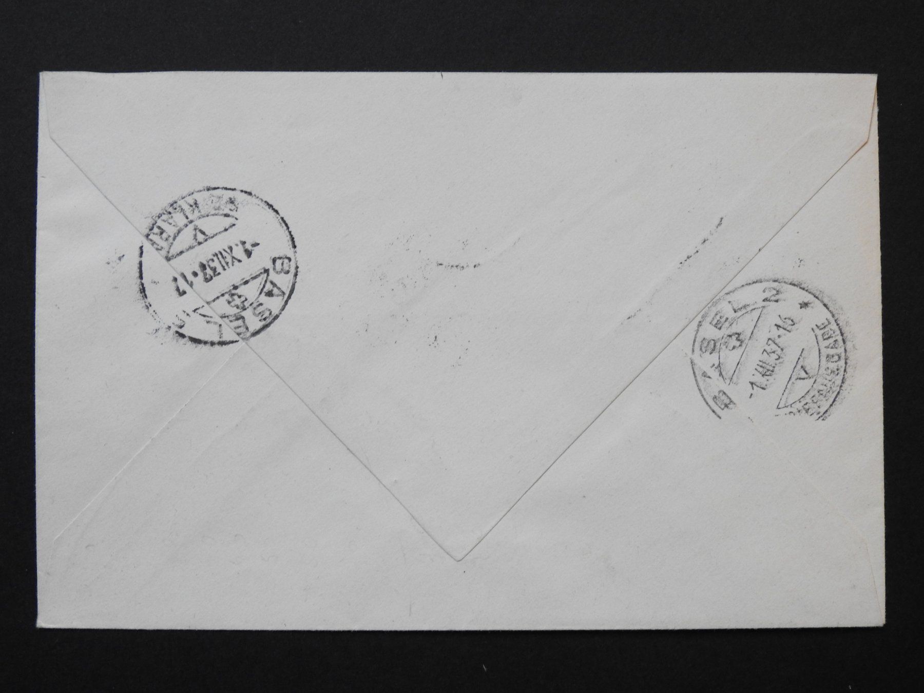 Alle Briefmarken: PJ Nr.84  FDC 1.12.1937 R- Brief Basel – Gebraucht aus Rain von Sterne13 1