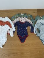 9 Baumwollbodys in Grösse 98/104
