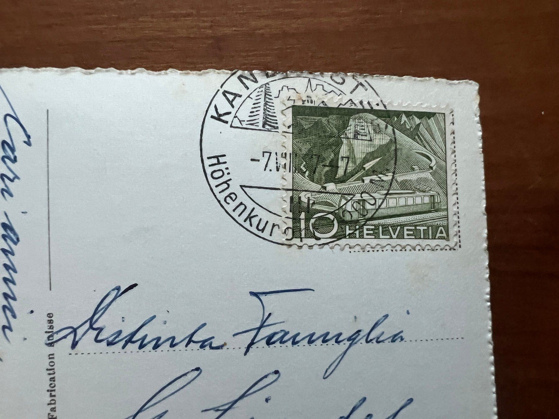 Cartoline postali: AK 1947 Kandersteg   (G2801) – Usato da Hinwil venduto da Sidi4 1