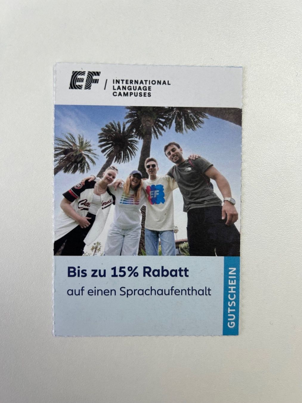 Gutscheine: EF International Language Campuses 15% Gutschein – Neu und originalverpackt aus Burgdorf von MCSchweizer88