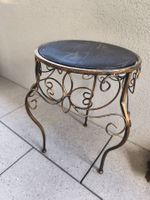 Beistelltisch  vintage schwarz gold